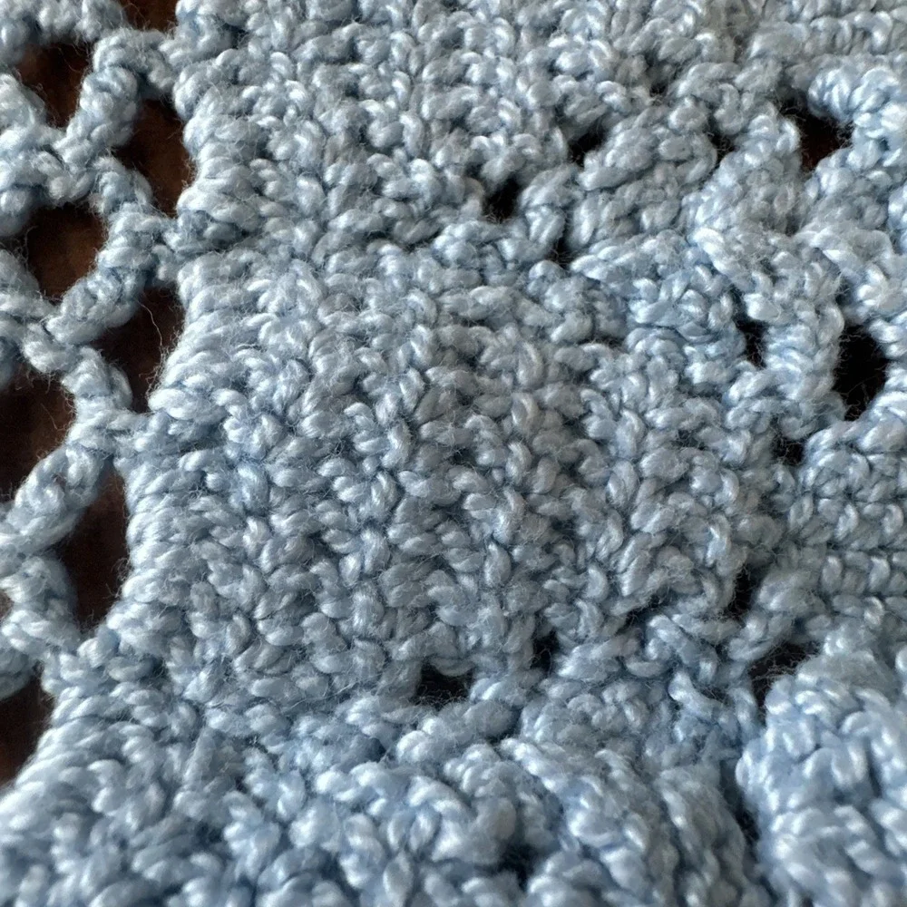 Vintage Handmade Crocheted Doily 15